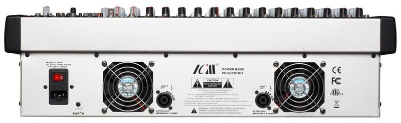 ICM PB-16 16 Channel Powerful 1600Watt Powered Mixer (MX08) Carousel 2