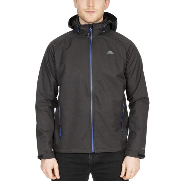 Trespass Mens Maverick Hooded Softshell Jacket Carousel 1