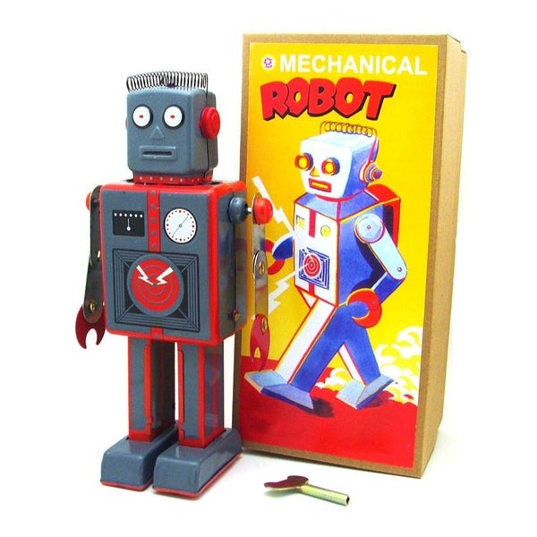 Retro Wind-Up Tin Toy Robot - Mr. Roboto Carousel 1