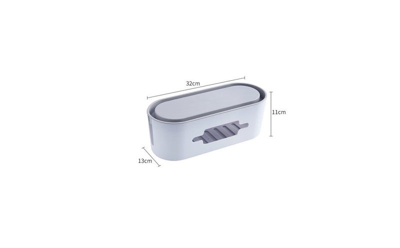 PTN Front Opening Cable Management Box Cord Organizer Management Box Cord Box Carousel 4