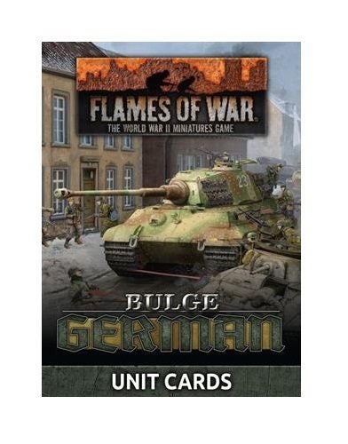 Flames of War: German Unit Cards Carousel 1