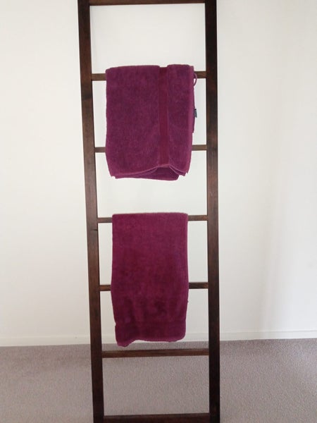 teak wood towel ladder Carousel 3