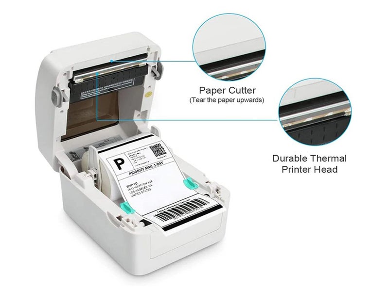 Ethernet Courier Label Printer Direct Thermal - NZ Post Starshipit eShip Carousel 8