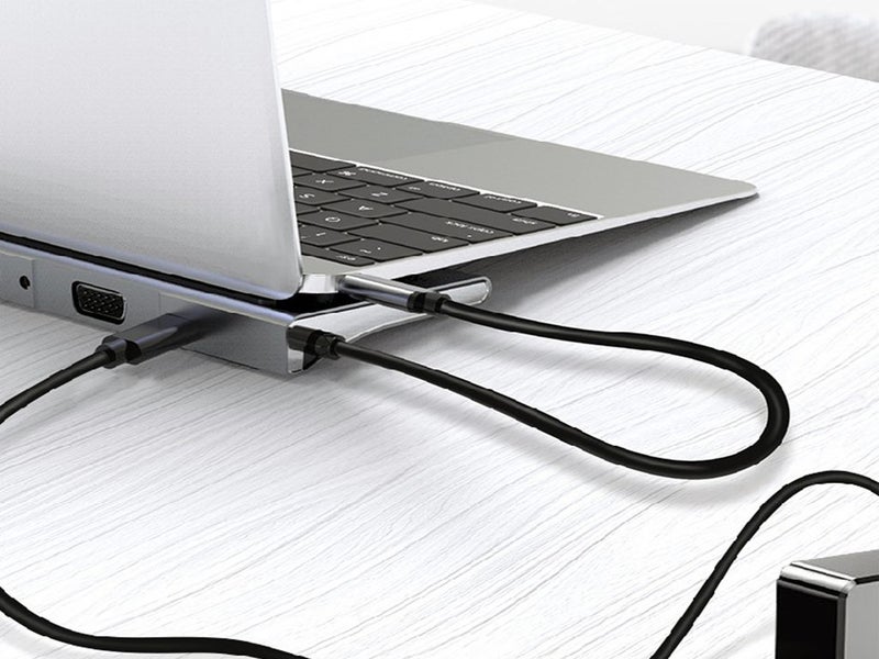 12 in 1 Dual Display: HDMI/DP/VGA Type C Docking Station Hub Carousel 2