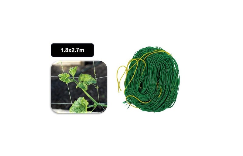 PTN 1.8x2.7m Trellis Netting Garden Nylon Mesh Plant Support Plant Climbing Net Carousel 1