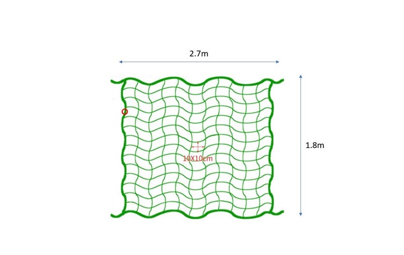 PTN 1.8x2.7m Trellis Netting Garden Nylon Mesh Plant Support Plant Climbing Net Carousel 2