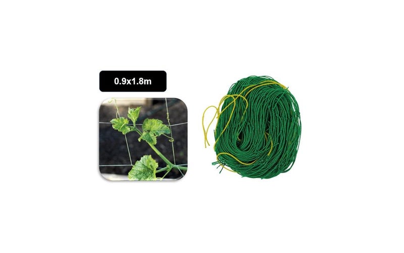 PTN 0.9x1.8m Trellis Netting Garden Nylon Mesh Plant Support Plant Climbing Net Carousel 1