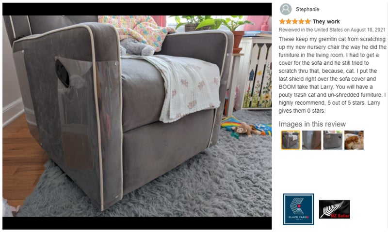 Brand New Couch Sofa Furniture Cat Scratch Protector Guard *Clearance* Carousel 2