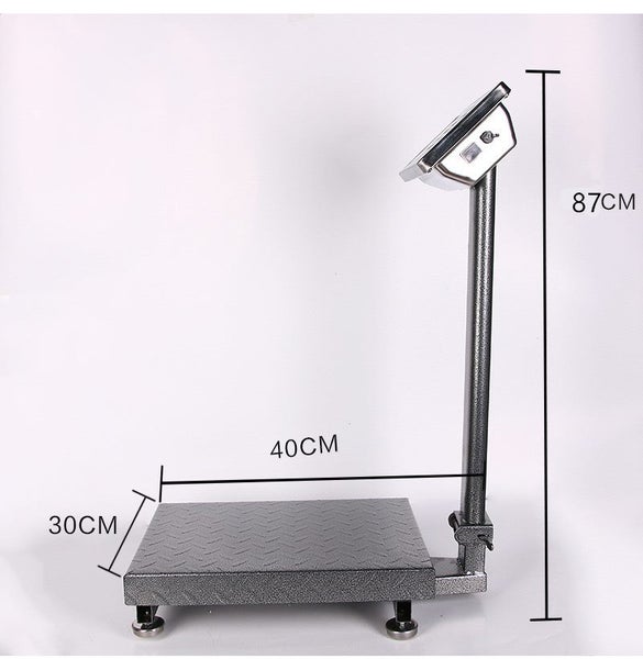150kg Digital Platform Scale Electronic Scale LCD NEW Carousel 2