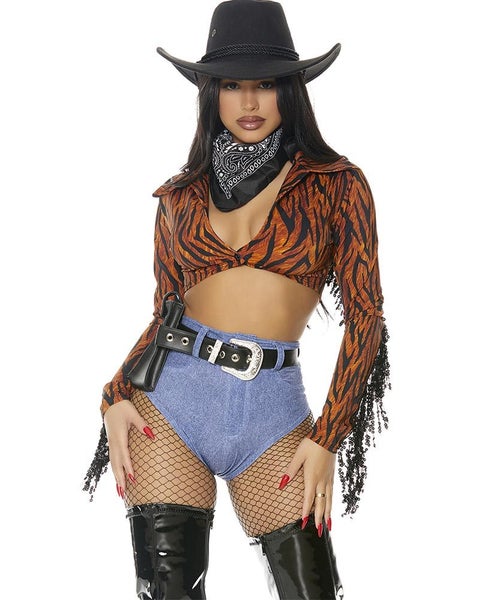 Round Em Up Cowgirl Womens Costume Carousel 2
