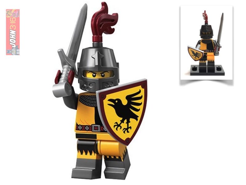 AWESOME RARE SERIES 20 LEGO COLLECTIBLE MINIFIGURE - TOURNAMENT KNIGHT Carousel 1