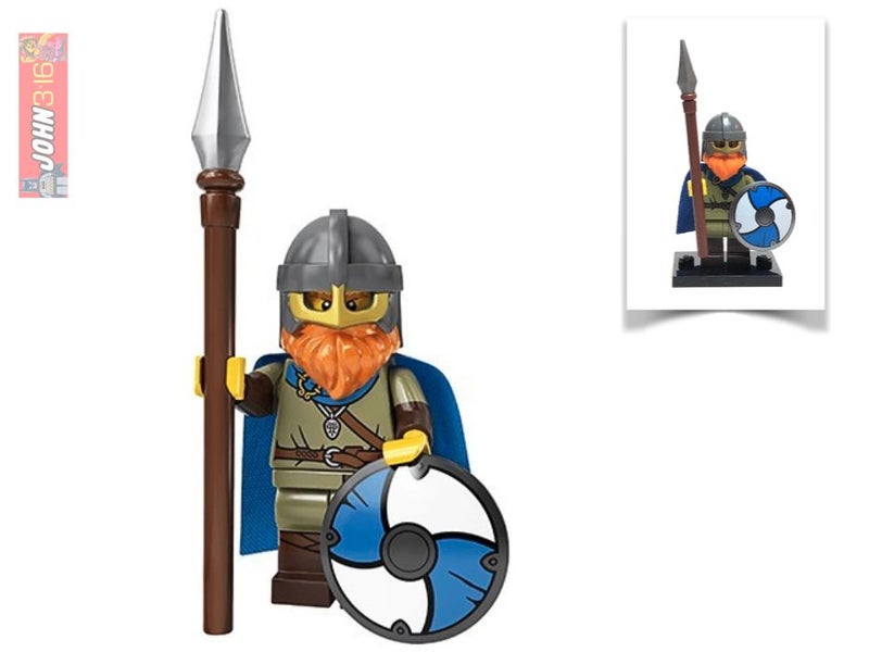 AWESOME SERIES 20 LEGO COLLECTIBLE MINIFIGURE - VIKING Carousel 1