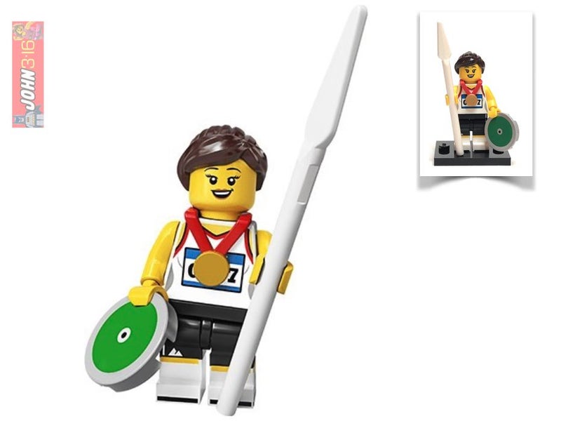 AWESOME SERIES 20 LEGO COLLECTIBLE MINIFIGURE - ATHLETE Carousel 1