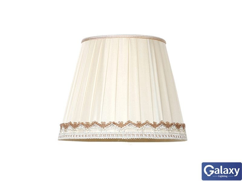 TS101 Beige Fabric Lamp Shade, E27 Base Carousel 1