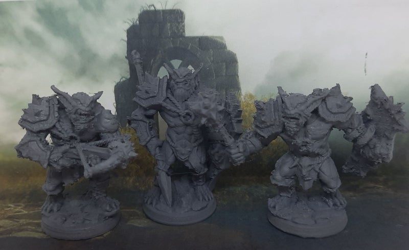 Monster Miniature Bugbears Set of 3 Dungeons and Dragons dice4dungeons Carousel 1