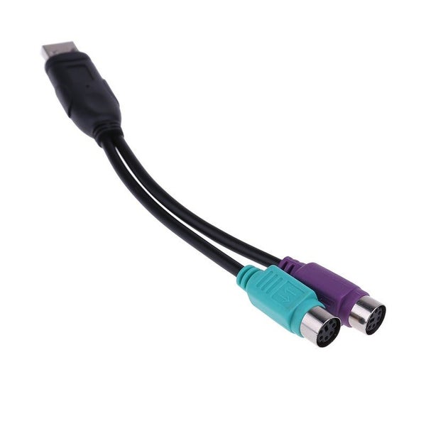 Usb To Dual Ps2 Cable Male Female Adapter Converter Extension Cord For Keyboard Carousel 3