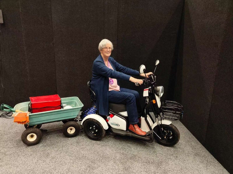 Electric Tricycle Tcat Plus Mobility, 48V golf cart, white Carousel 18