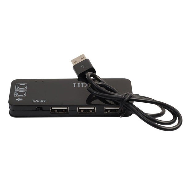 Sound Cards (External) Usb Hub Stereo Dj External Sound Card Headset Microphone Carousel 3