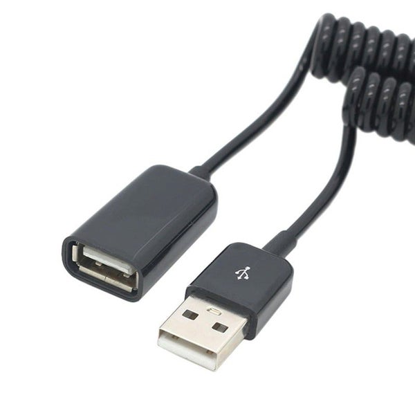 Usb 2.0 Extension Cable Male To Female Retractable Spring Type 3M USB Cables Hub Carousel 3