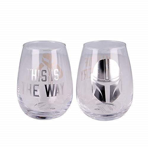 Stor Set of 2 Glass Glasses 510 ml The Child Mandalorian, Single Standard Carousel 2