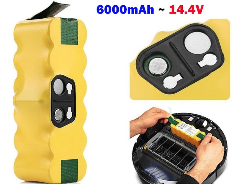 New IRobot Roomba Replacement Battery, 6000mAh Sale Sale Carousel 1