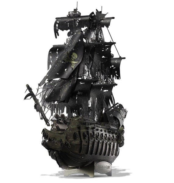 Piececool The Flying Dutchman Pirate Ship DIY Metal Model Kit 3D metal puzzle Carousel 2
