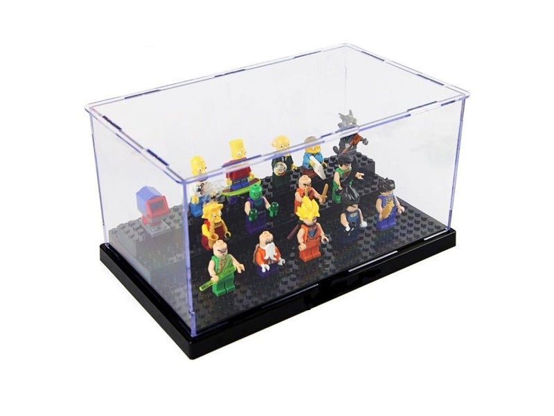 Lego Display Case 25.5 x 15.5 x 13.7CM Black / Lego Display Box / Lego Container Carousel 2
