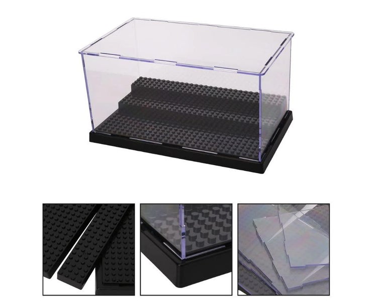 Lego Display Case 25.5 x 15.5 x 13.7CM Black / Lego Display Box / Lego Container Carousel 3
