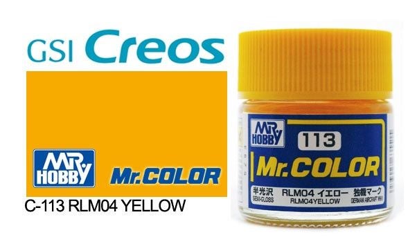 Gunze - C113 Mr Color Semi Gloss RLM04 Yellow Carousel 1