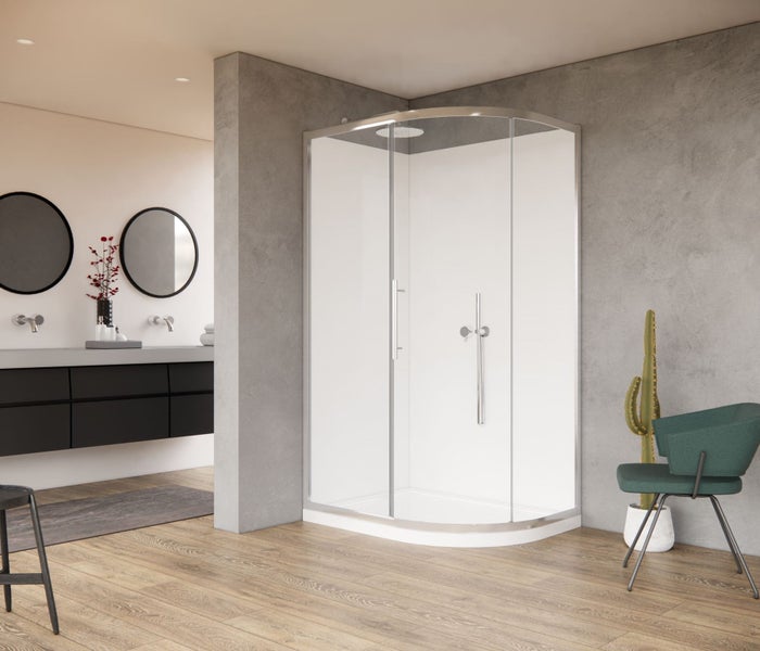 2 Meter HEIGHT 900x1200mm Sliding Door Shower Enclosure Carousel 1