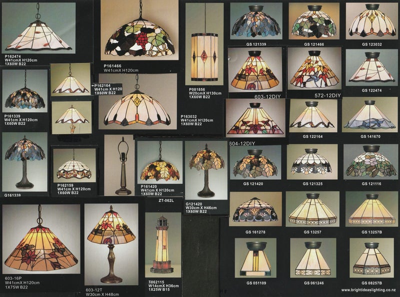 1 Tiffany leadlight table lamp dragonflies 30x46cm Carousel 5