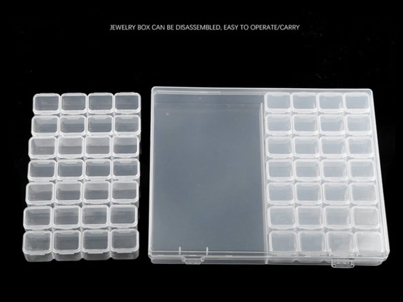56 Slots Removable Storage Cubes with Box - Diamond Art etc62949053291523113