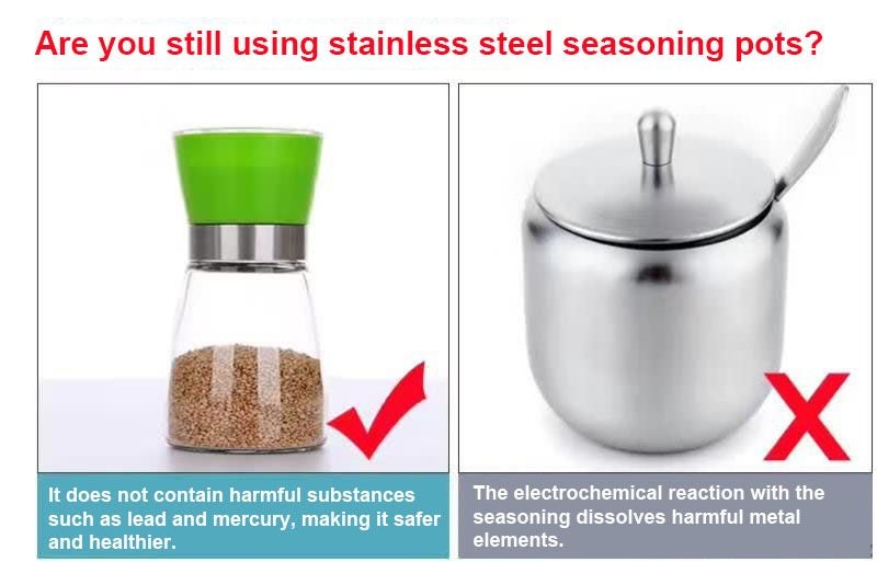 Spice & Salt & Pepper Grinder - Yellow Carousel 2