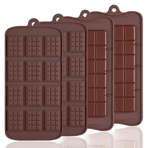 4pcs Chocolate Bar Molds Break-apart Silicone Mold Candy Mold Carousel 1