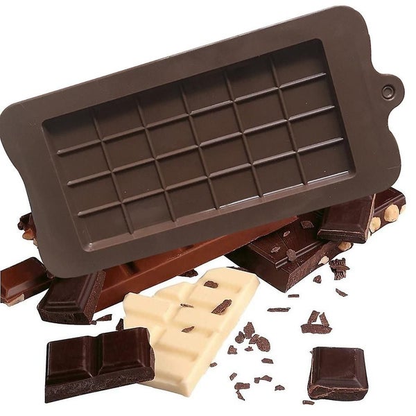 4pcs Chocolate Bar Molds Break-apart Silicone Mold Candy Mold Carousel 5