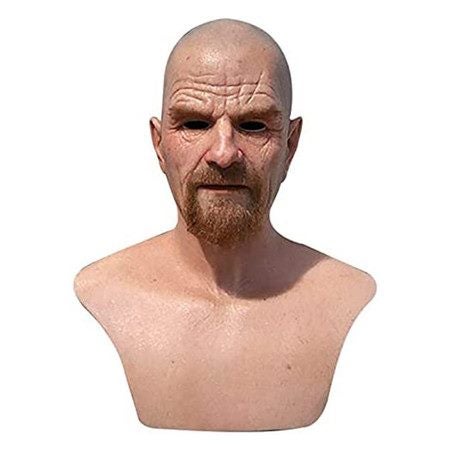 Supersoft Old Man Latex Face Mask Cosplay Halloween Costume Props Carousel 6