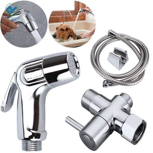 Deago Handheld Bidet Toilet Sprayer, Stainless Steel Bathroom Bidet Sprayer Set Carousel 1