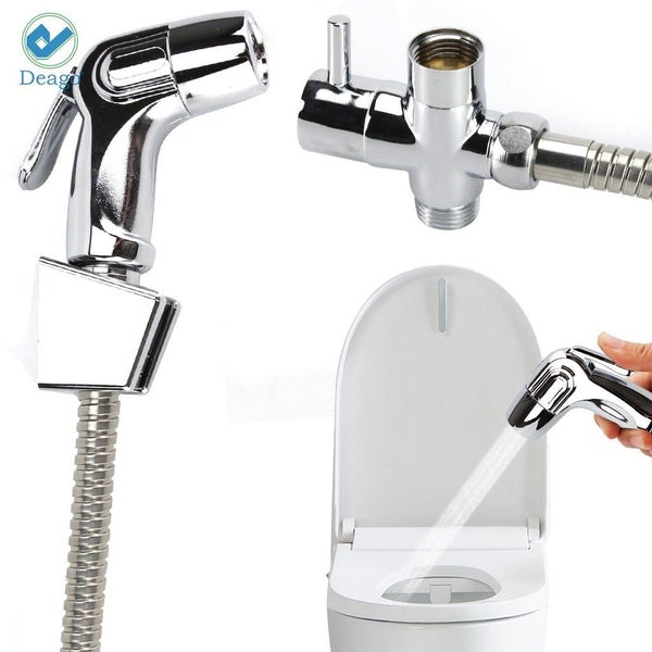 Deago Handheld Bidet Toilet Sprayer, Stainless Steel Bathroom Bidet Sprayer Set Carousel 2
