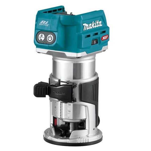 Makita 40V Brushless Laminate Trimmer RT001GZ02 Trimmer Base Carousel 1