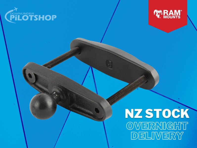 RAM Square Post Clamp Base for Posts up to 3" Wide Carousel 1