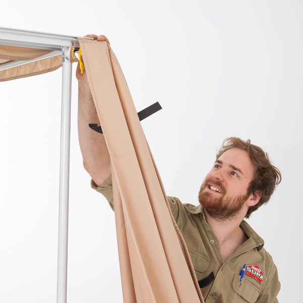 2x Adventure Kings Awning Side Wall + Camping 4WD SUV Tent Mesh Flooring 6m x 3m Carousel 11