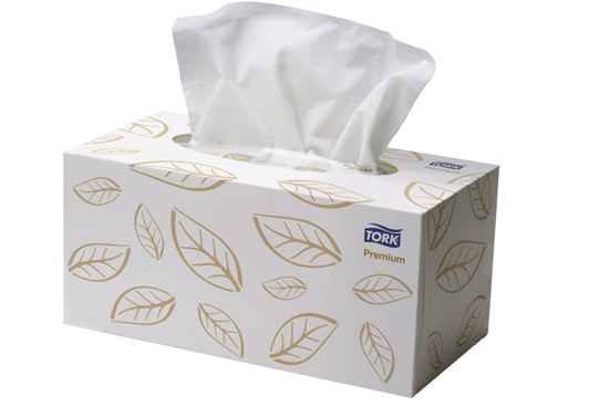 Tork Extra Soft Facial Tissue 224 Sheet-Pack Carousel 1