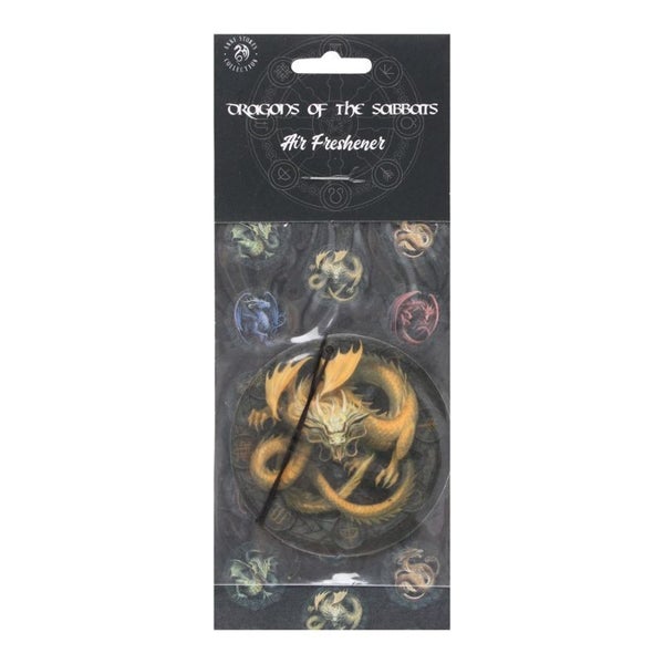 6 x Imbolc Dragon Pine Scented Air Freshener by Anne Stokes Carousel 1