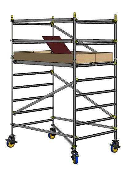 Easy Access Mobi 1400 Series 2m Scaffold (Each) Carousel 1