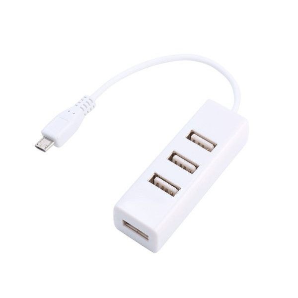 Micro Usb To 4 Port Hub For Raspberry Orange Pi Odroid Banana 2 USB Cables Hubs Carousel 2