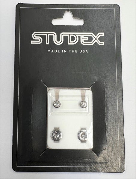 Glamuzina Silver Cubic Zirconia Stud Earrings / #SET 22 Carousel 1