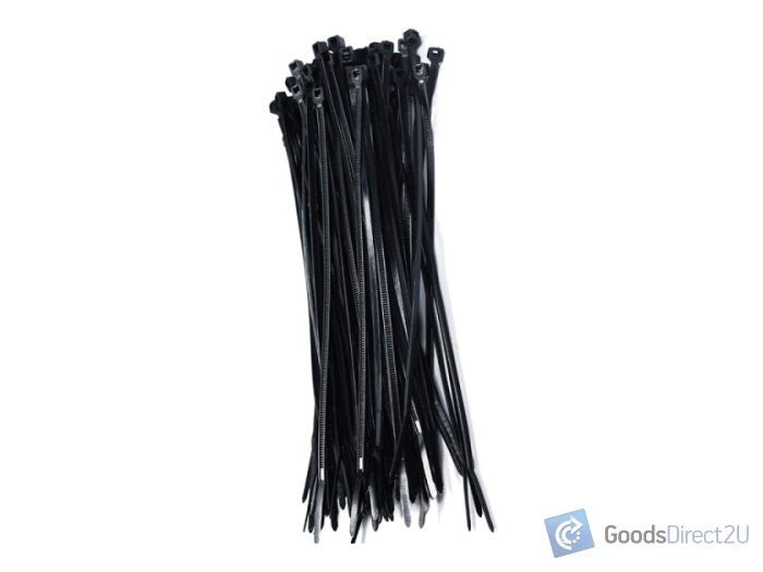 Cable Tie - 4.8 x 300mm, Black - 100Pcs Carousel 2