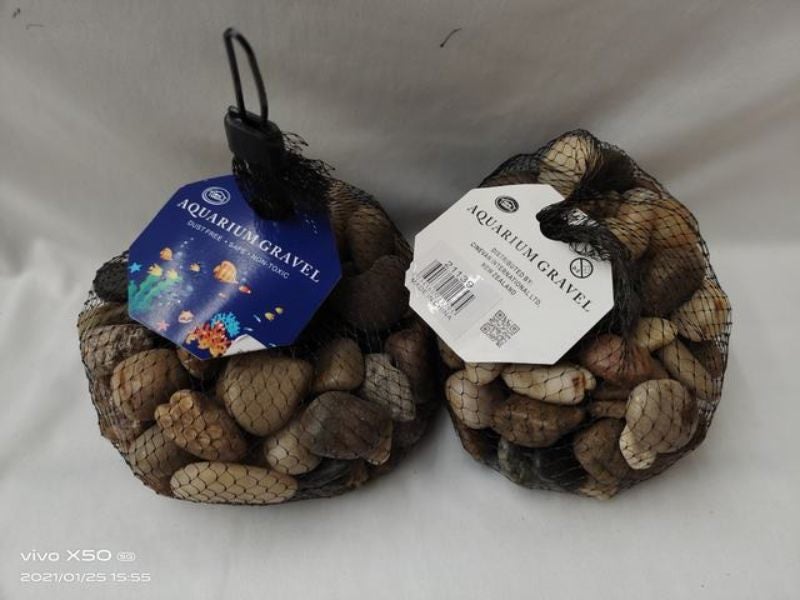 Aquarium Stones - Nature Large 1000g (12 Packs) Carousel 1