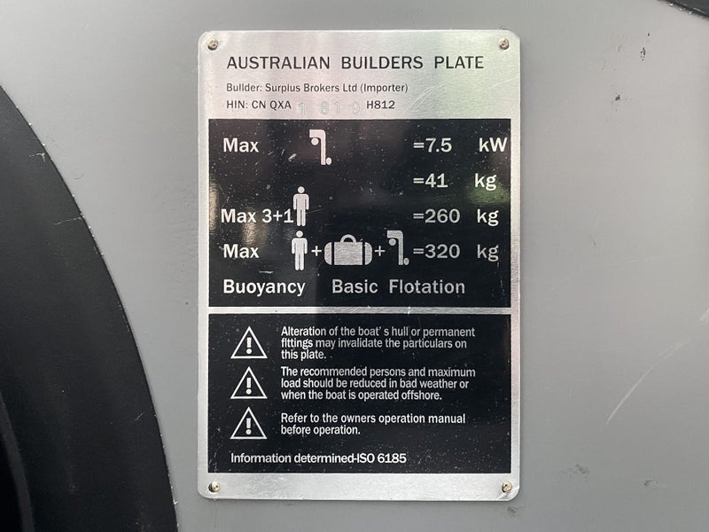 2.8m Inflatable Boat Dinghy with Oars & Pump Carousel 4
