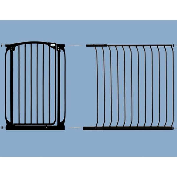Dreambaby 100cm Chelsea Xtra-Tall Extension For Baby Safety Gate Barrier Black Carousel 2